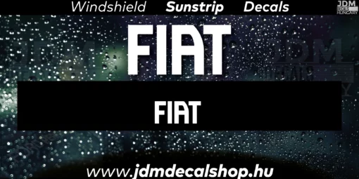 FIAT - Szélvédő Napellenző Matrica
