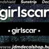 Girlscar - Szélvédő Napellenző Matrica