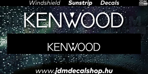 KENWOOD - Szélvédő Napellenző Matrica