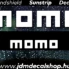 MOMO - Szélvédő Napellenző Matrica