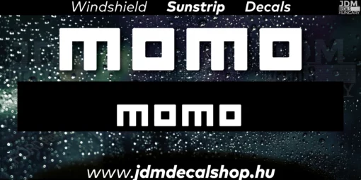 MOMO - Szélvédő Napellenző Matrica