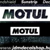 MOTUL - Szélvédő Napellenző Matrica