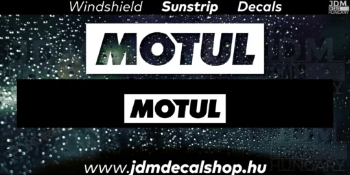 MOTUL - Szélvédő Napellenző Matrica