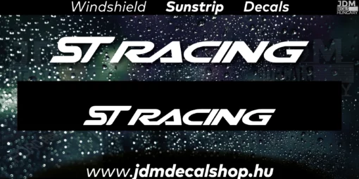 ST Racing - Szélvédő Napellenző Matrica