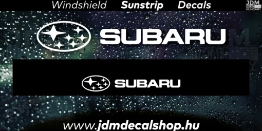 SUBARU - Szélvédő Napellenző Matrica