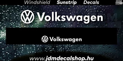 Volkswagen v2 - Szélvédő Napellenző Matrica