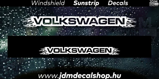 Volkswagen v3 - Szélvédő Napellenző Matrica