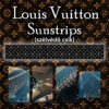 Louis Vuitton - Szélvédő Napellenző Matrica