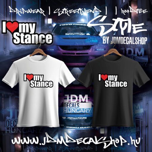 I Love Stance - Vasalható matrica