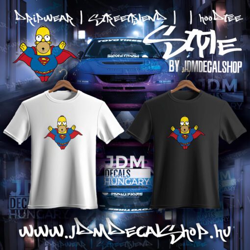 Superman Simpson - Vasalható matrica