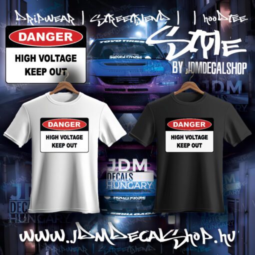 High Voltage - Vasalható matrica