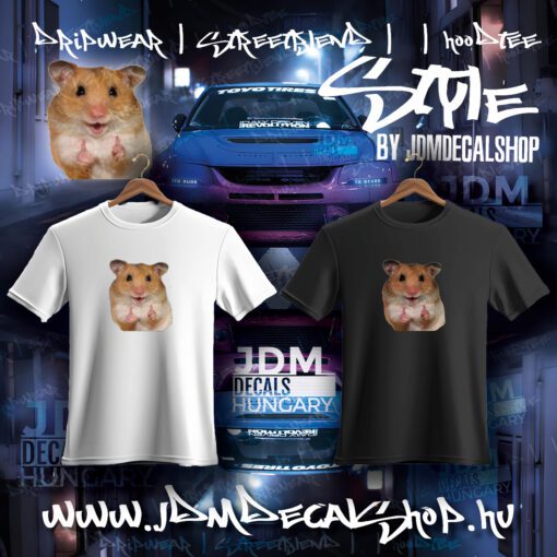 Hamster LIKE - Vasalható matrica