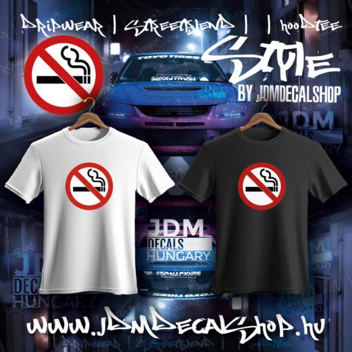 No Smoking - Vasalható matrica