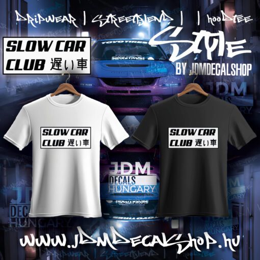 Slow Car Club - Vasalható matrica