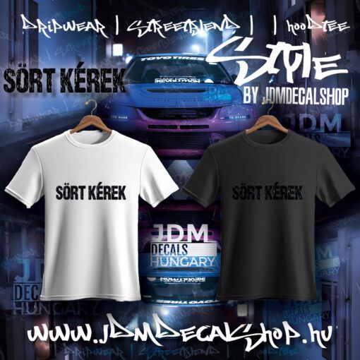 SÖRT KÉREK - Vasalható matrica