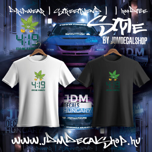 4:19 WEED - Vasalható matrica