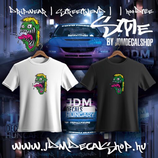 Zombie 2 grn - Vasalható matrica