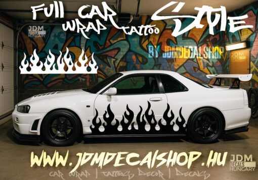 Custom flame design 7 #fullwrapdesign