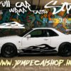 Flame stripe custom 1 #fullwrapdesign