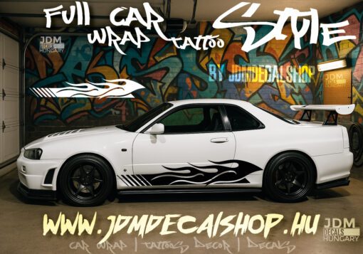 Flame stripe custom 4 #fullwrapdesign