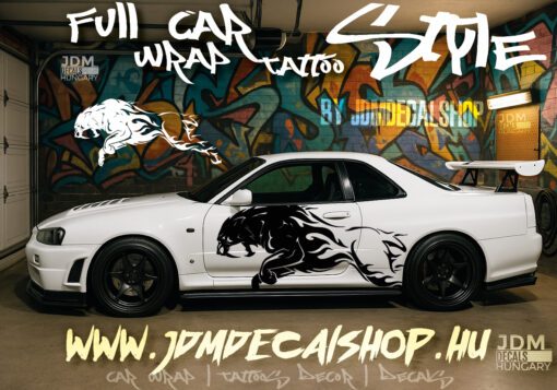 Lion Flame Jump #fullwrapdesign