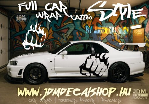Pounch Flame style #fullwrapdesign