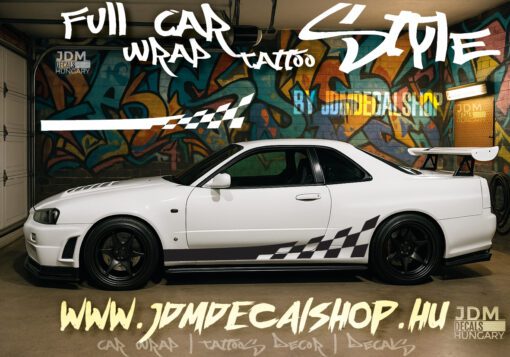 Race Flag Stripe Style 1 #fullwrapdesign