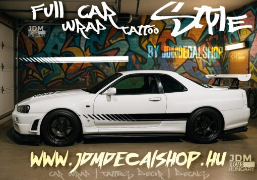Race Flag Stripe Style 3 #fullwrapdesign