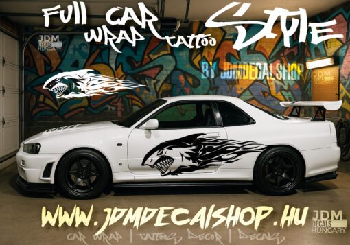 Shark Flame style #fullwrapdesign