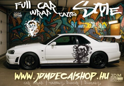 Skull Fuck Peeking #fullwrapdesign