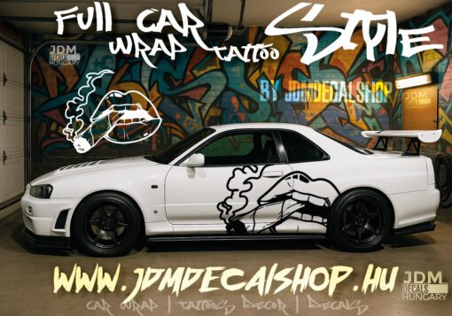Somoking lips #fullwrapdesign