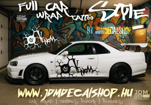 Venon text  #fullwrapdesign