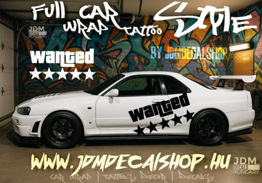 WANTED 5 Star #fullwrapdesign