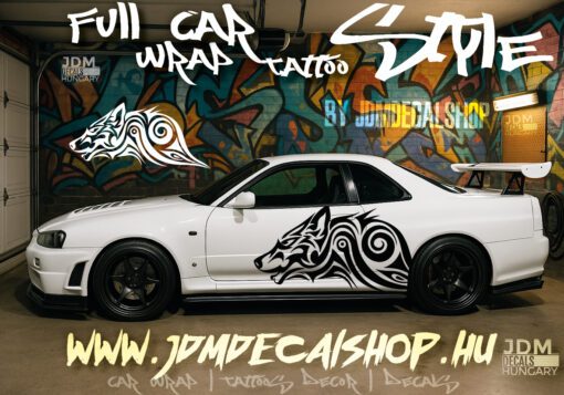 Wolf Flame 2 #fullwrapdesign