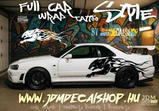 Wolf jump flame #fullwrapdesign