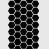 Hexagon B-Oszlop dekor - 50x20cm - Szett (2db)