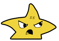 Angry Star SS – Dühös Csillag matrica