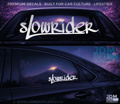 Dolo Rider Decal SLOWRIDER | JDM Decals Hungary