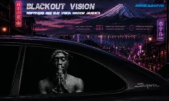 2PAC – Blackout Vision™ Perforált One Way Vision Ablakdekor