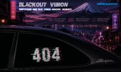 404 – Blackout Vision™ Perforált One Way Vision Ablakdekor