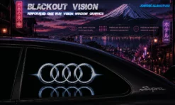 AUDI – Blackout Vision™ Perforált One Way Vision Ablakdekor