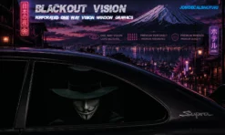 Anonymous 1 – Blackout Vision™ Perforált One Way Vision Ablakdekor