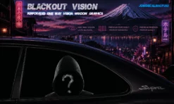 Anonymous 3 – Blackout Vision™ Perforált One Way Vision Ablakdekor