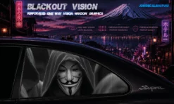 Anonymous 4 – Blackout Vision™ Perforált One Way Vision Ablakdekor