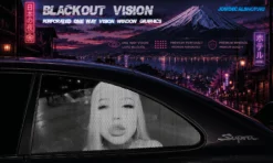 BTCH – Blackout Vision™ Perforált One Way Vision Ablakdekor