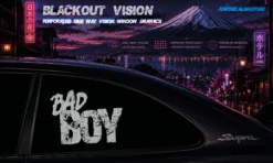 BadBoy – Blackout Vision™ Perforált One Way Vision Ablakdekor