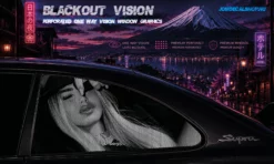 Blonde Girlz – Blackout Vision™ Perforált One Way Vision Ablakdekor