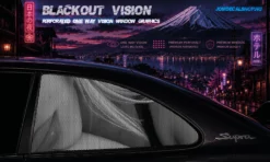 BlondeLips – Blackout Vision™ Perforált One Way Vision Ablakdekor