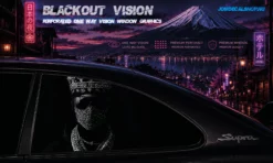 Diamond Phantom – Blackout Vision™ Perforált One Way Vision Ablakdekor