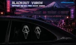 Double Scream 5 – Blackout Vision™ Perforált One Way Vision Ablakdekor